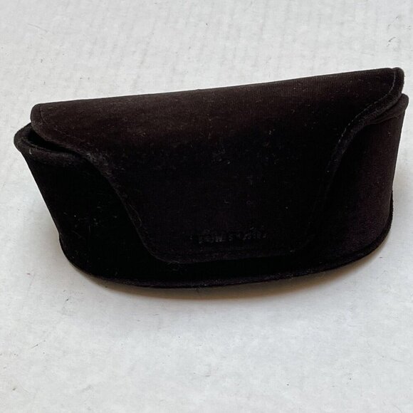 Tom Ford Sunglasses Eyeglasses Case Dark Brown Velvet Soft Magnetic Travel